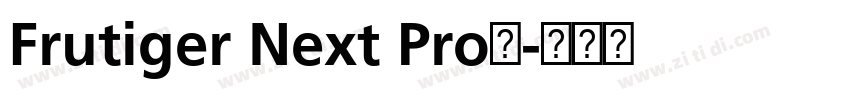 Frutiger Next Pro大字体转换 Frutiger Next Pro大字体转换